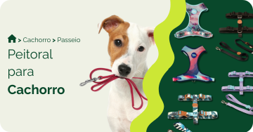 Peitoral para cachorro