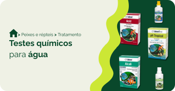 Testes químicos para aquário