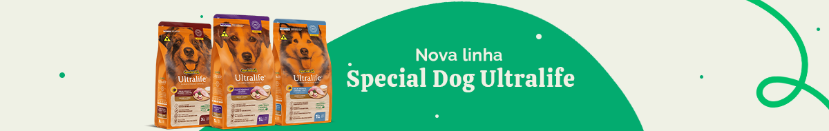 Nova linha Ultralife Special Dog