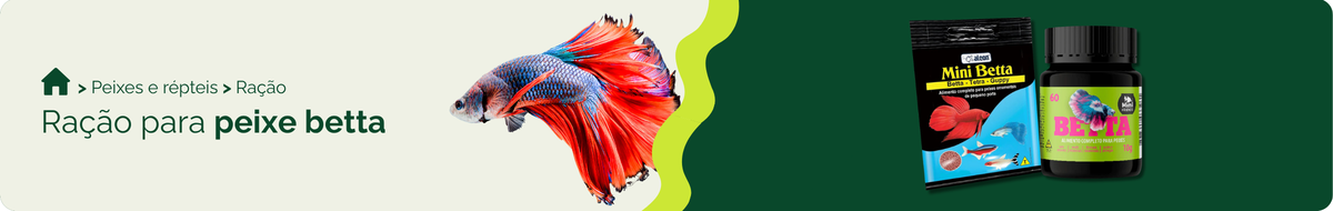 Ração para peixe Betta Ração para peixe Betta