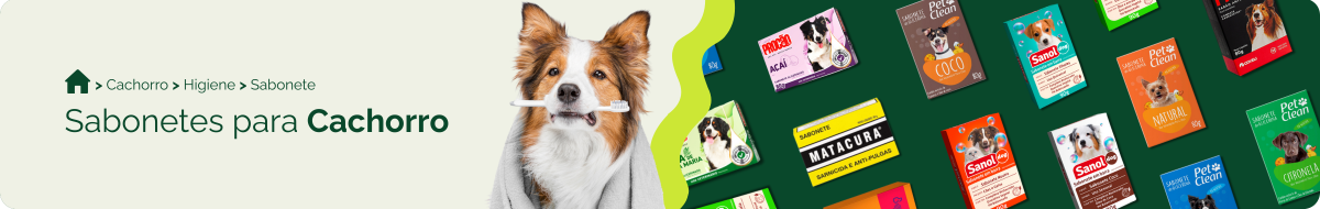 Sabonetes para cachorro