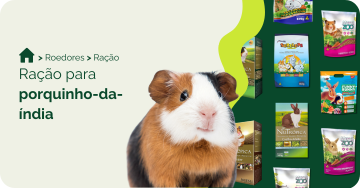 Ração para Porquinho-da-índia