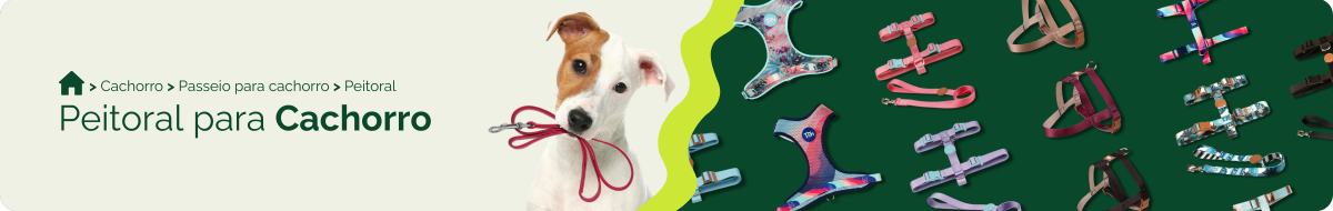 Peitoral para cachorro