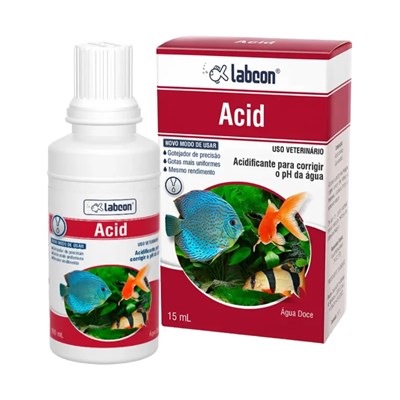 Acidificante Labcon Acid Alcon 15ml para Aquários