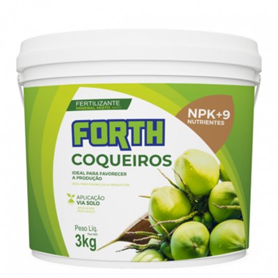 Adubo Fertilizante FORTH para Coqueiros 3 kg
