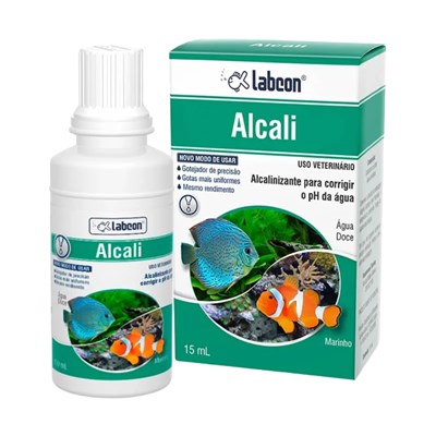 Alcalinizante Labcon Alcali Alcon 15ml para Aquários