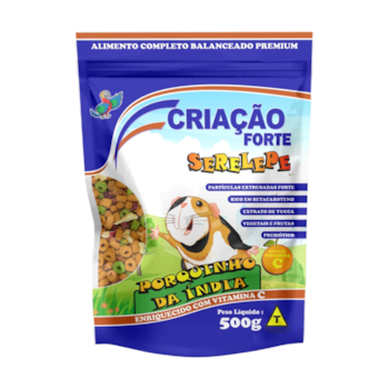Alimento Criação Forte Serelepe para Porquinho da Índia 500gr - Imagem principal