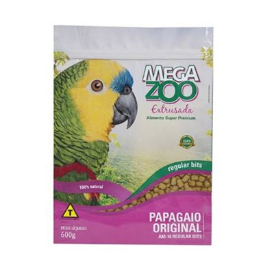 Alimento Extrusado para Papagaios 600gr 600gr