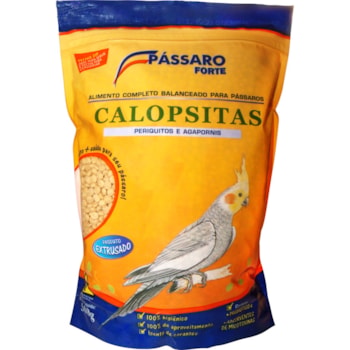 Alimento Extrusado Pássaro Forte para Calopsitas 500gr - Imagem principal