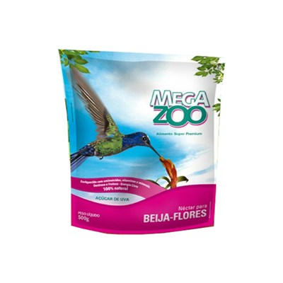 Alimento Megazoo Néctar para Beija Flor 500gr