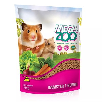 Alimento Megazoo para Hamster e Gerbil 350gr