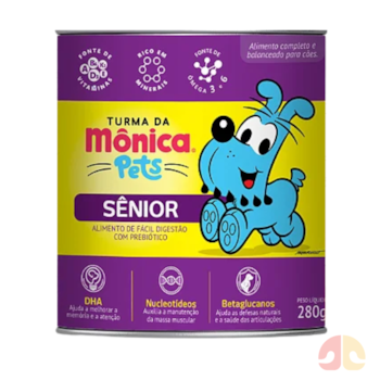Alimento Úmido Funcional Turma da Mônica Sênior 280g para Cães - Imagem principal