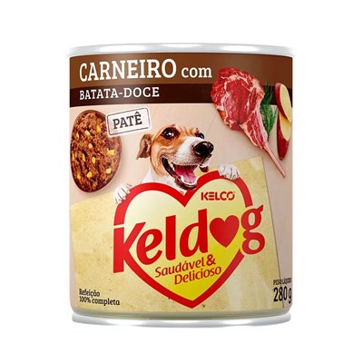 Alimento Úmido Keldog para Cães Carneiro e Batata Doce 280g