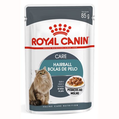 Alimento Úmido Royal Canin Sachê para Gatos Hairball Care 85gr