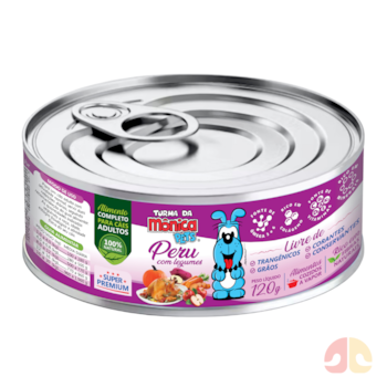 Alimento Úmido Turma da Mônica Pets 120gr Peru com Legumes para Cães Adultos - Imagem principal