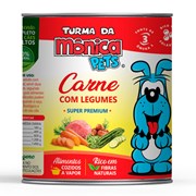 Alimento Úmido Turma da Mônica Pets para Cães Carne com Legumes 280gr