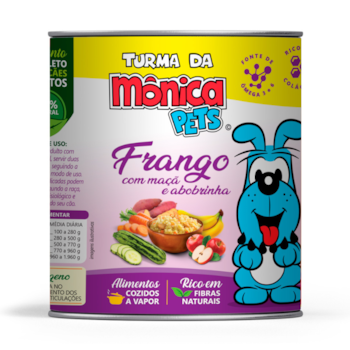 Alimento Úmido Turma da Mônica Pets para Cães Frango com Maça e Abobrinha 280gr - Imagem principal
