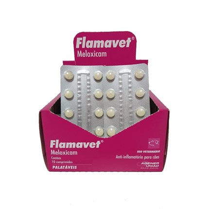 Anti-inflamatório Flamavet para Cachorros Blister com 10 comprimidos 0,5mg