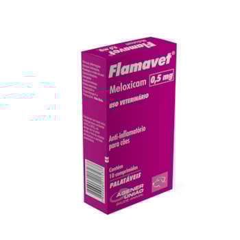Anti-inflamatório Flamavet para Cães Caixa Com 10 Comprimidos 0,5mg - Imagem principal