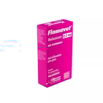Anti-inflamatório Flamavet para Gatos Caixa com 10 comprimidos 0,2mg - Imagem principal