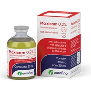 Anti inflamatório Maxicam 0,2 Injetável para Cães 20ml