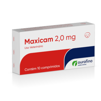 Anti-inflamatório Maxicam 2,0 mg 10CP para Cães e Gatos - Imagem principal