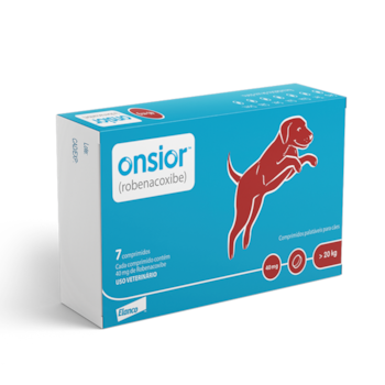 Anti-inflamatório Onsior 40mg Para Cachorros Acima 20kg Com 7 Comprimidos - Imagem principal