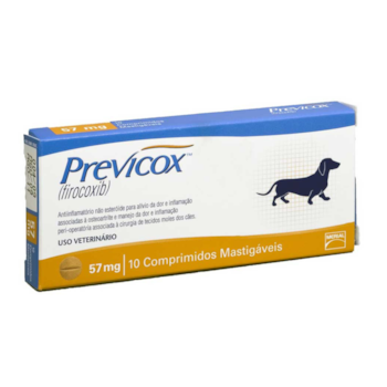 Anti-Inflamatório Previcox para Cachorros com 10 Comprimidos 57mg - Imagem principal