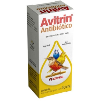 Antibiótico Avitrin para Aves 10ml - Imagem principal
