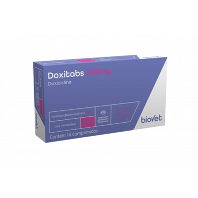 Antibiótico Biovet Doxitabs 200 mg 14 comprimidos