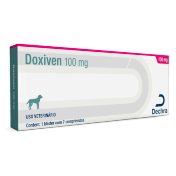 Antibiótico Doxiven Dechra para Cães 100 mg Com 7 Comprimidos - Imagem principal