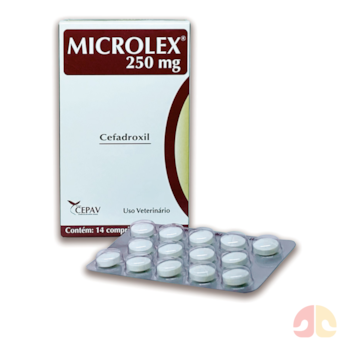 Antibiótico Microlex Cepav 250 mg para Cães e Gatos - Imagem principal
