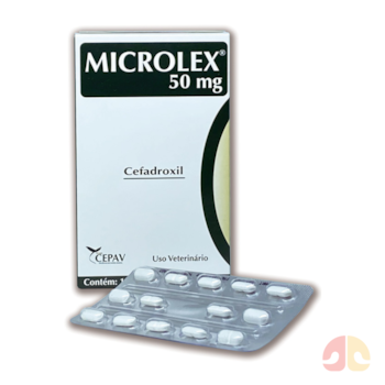 Antibiótico Microlex Cepav 50 mg para Cães e Gatos - Imagem principal