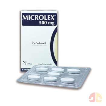 Antibiótico Microlex Cepav 500 mg para Cães e Gatos - Imagem principal