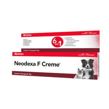 Antibiótico Neodexa Creme para Cães e Gatos 15gr - Imagem principal