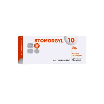 Antibiótico Stomorgyl 10 Boehringer Ingelheim para Cachorros e Gatos 10mg