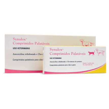 AntibióticoSynulox50mgZoetisparaCachorroseGatos10Comprimidos