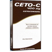 Antimicótico Ceto C 400mg para Cães e Gatos Com 20 Comprimidos