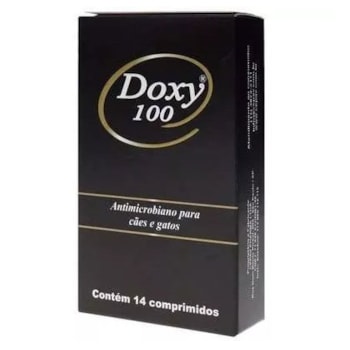 Antimicrobiano Doxy para Cães e Gatos 100mg Com 14 Comprimidos - Imagem principal