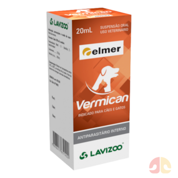 Antiparasitário Vermican Lavizoo 20ml para Cães e Gatos - Imagem principal