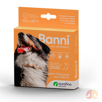 Antipulgas Banni Ourofino 4,02ml para Cães até 40,1 a 60kg - Imagem principal