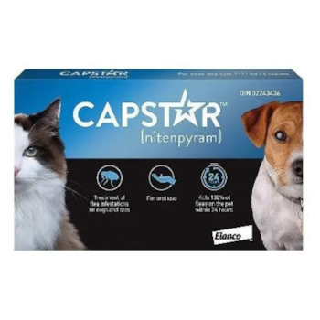 Antipulgas Capstar 11,4mg para Cães e Gatos com 6 Comprimidos - Imagem principal