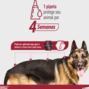 Antipulgas E Carrapatos Advantage Max3 1ml Para Cães De 4kg Até 10kg Com 3 Pipetas