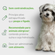 Antipulgas e Carrapatos Credeli 225mg para Cachorros de 5,5kg até 11kg com 3 Comprimidos