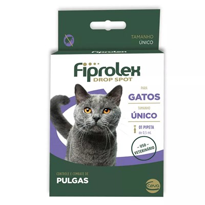 Antipulgas e Carrapatos Fiprolex Drop Spot para Gatos com 1 pipeta
