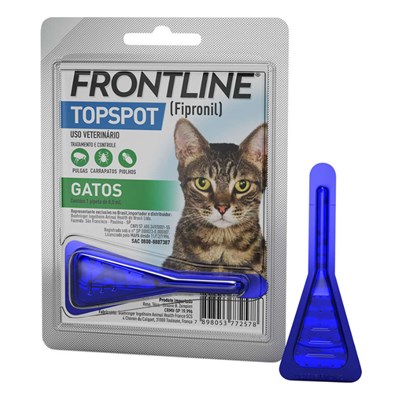 Antipulgas e Carrapatos Frontiline TopSpot 0,5ml para Gatos com 1un