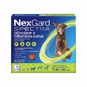 Antipulgas e Carrapatos Nexgard Spectra para Cães com 7,5 a 15 kg 1 CP Mastigável 2,0gr