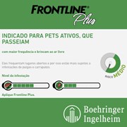 Antipulgas Frontline Plus para cachorros entre 20 a 40kg 1 pipeta de 2,68ml
