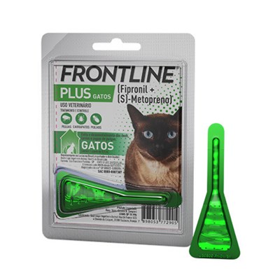 Antipulgas Frontline Plus para Gatos até 10kg 1 pipeta 0,5 ml