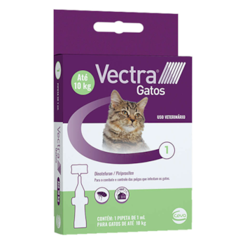 Antipulgas Vectra 3D para Gatos até 10kg com 1 Pipeta - Imagem principal